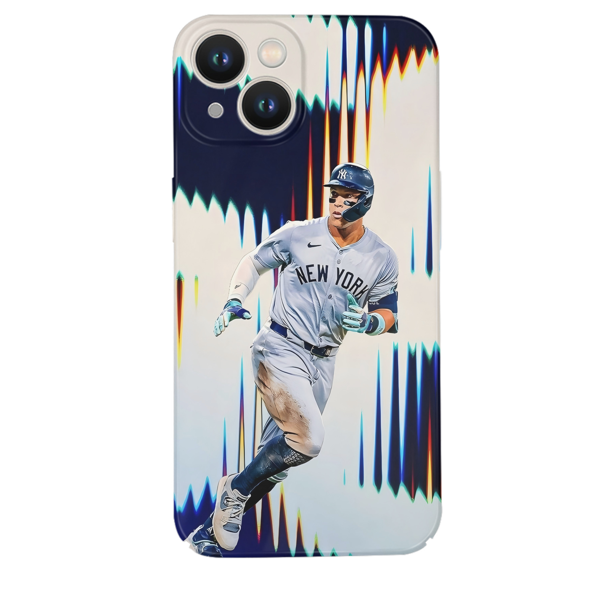 Aaron Judge 56 Home Runs IPhone 14 Series Full-Cover Hard Case – Shockproof With Raised Camera Protection – Precise Cutouts, Wireless Charging Compatible – Durable, Anti-Yellowing, Easy To Clean